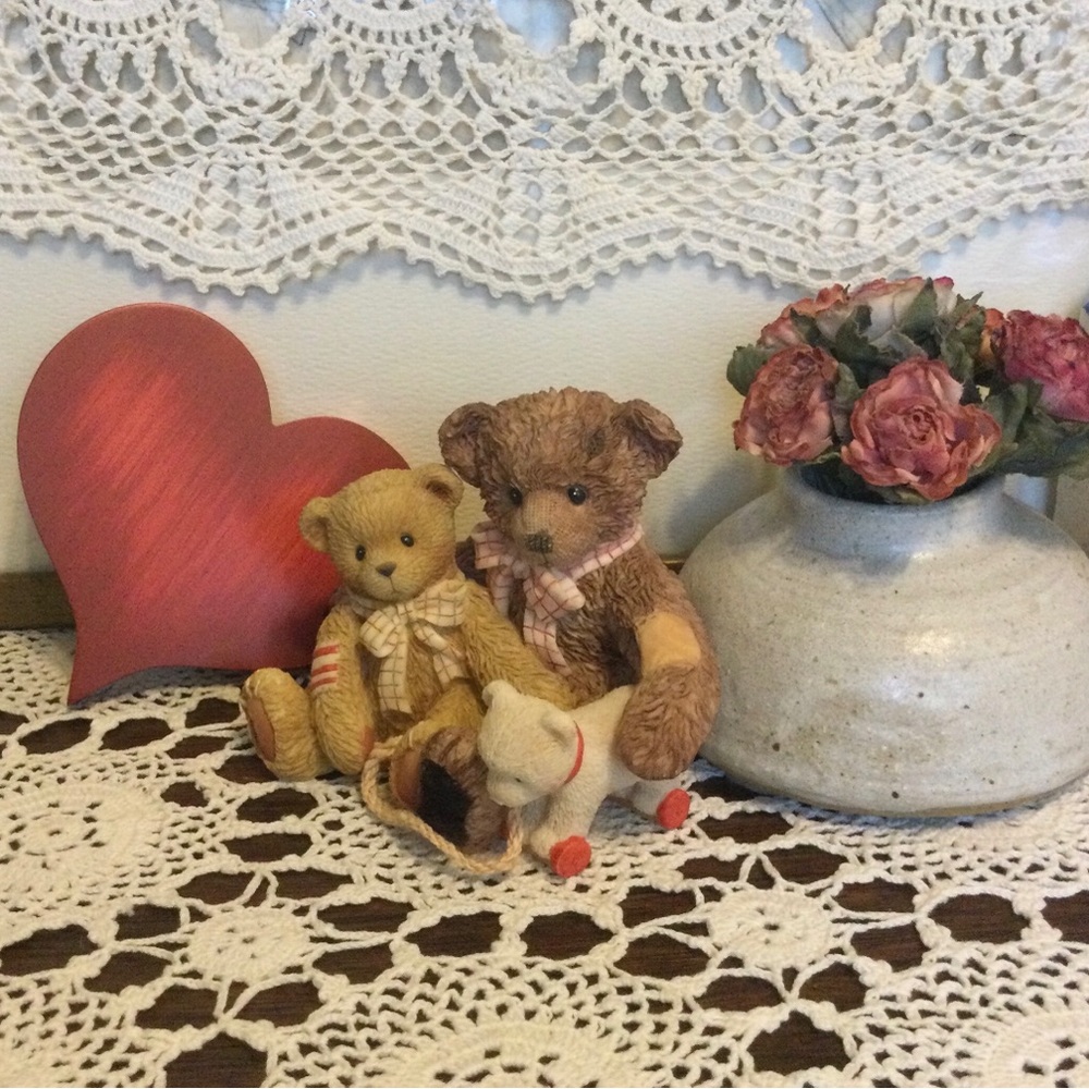 ❤️Cherished Teddies-Todd and Friend